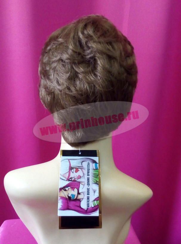 Фото Парик мужской короткая стрижка из искусственного волоса цвет №12 - магазин  "Домик Принцессы"