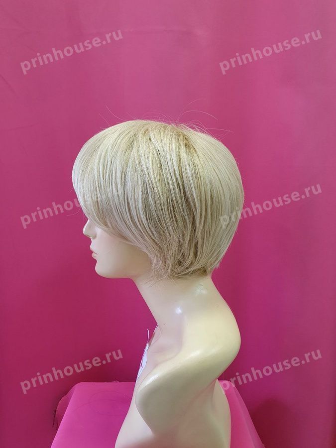 Фото Парик короткий с челкой цвет мелированный блонд 15Т613 - магазин  "Домик Принцессы"