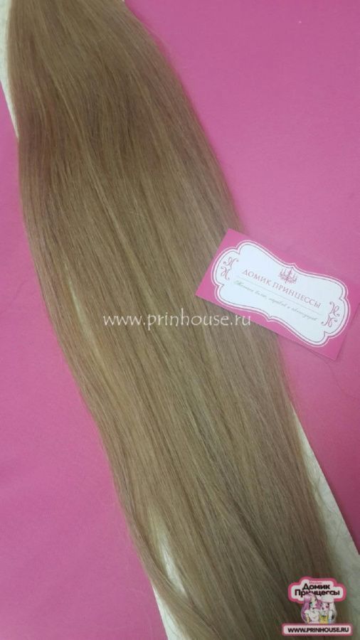 Фото Волосы для наращивания европейские 100 прядей прямые 100 прядей 60см цвет 27 - магазин  "Домик Принцессы"