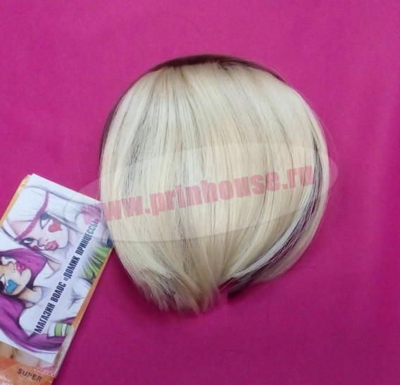 Фото Челка из искусственных волос на ободке цвет 613 - магазин  "Домик Принцессы"