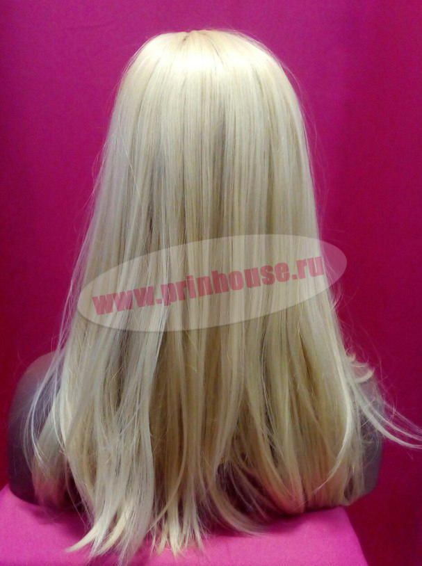 Фото Парик искусственный удлиненное каре цвет блонд - магазин  "Домик Принцессы"
