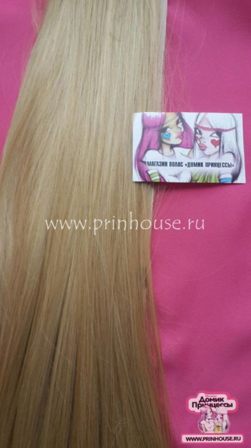 Фото Волосы на заколках искусственные 8 лент термо цвет 24В длина 60 см - магазин  "Домик Принцессы"