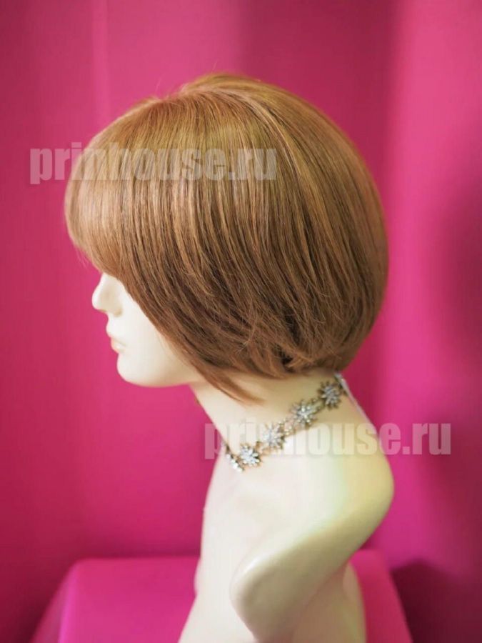 Фото Натуральный парик из славянских волос короткая стрижка - магазин  "Домик Принцессы"