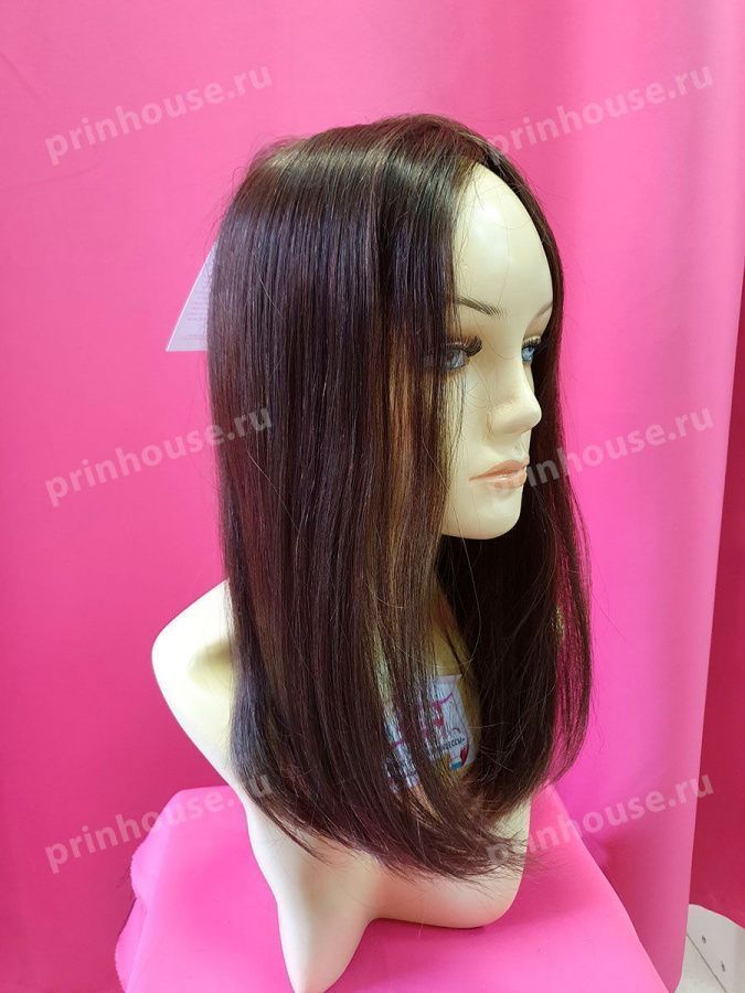 Фото Система замещения волос из натуральных волос цвет светлый шоколад 6 - магазин  "Домик Принцессы"