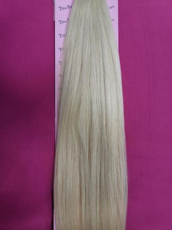Фото Натуральные волосы на заколках люкс 60см 120 грамм цвет 613 - магазин  "Домик Принцессы"