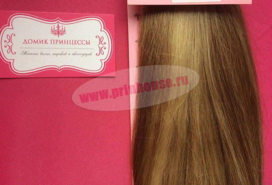 Фото Волосы на заколках натуральные длина 50см европейские цвет №18/613 мелированный - магазин  "Домик Принцессы"