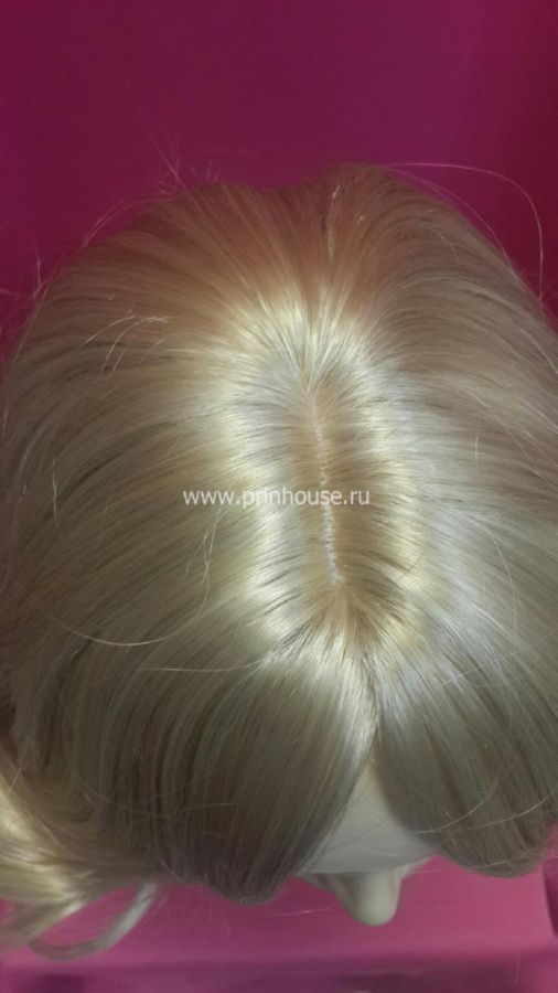 Фото Парик из искусственных волос локоны цвет блонд - магазин  "Домик Принцессы"