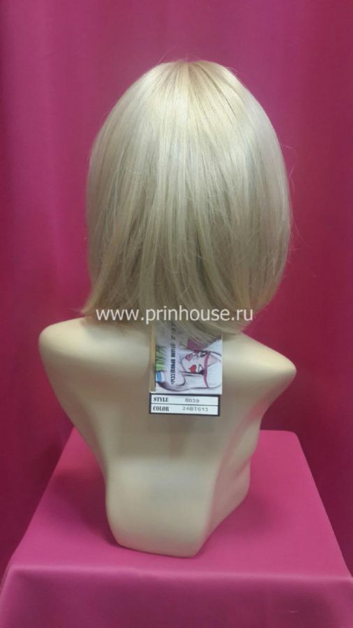Фото Парик каре объемные кончики цвет блонд #24bt613 - магазин  "Домик Принцессы"