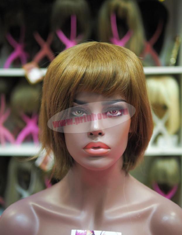 Фото Челка натуральная накладка на макушку с дополнительными прядями для затылочной зоны цвет 12 русый - магазин  "Домик Принцессы"