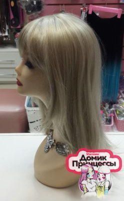 Фото Парик стрижка каскад Цвет 102 Пепельный блонд - магазин  "Домик Принцессы"