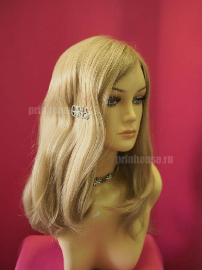 Фото Система замещения волос на сетке натуральный волос цвет 24вт613 - магазин  "Домик Принцессы"