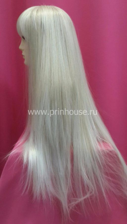 Фото Парик супер длинный 70см термо цвет блонд со светлыми кончиками - магазин  "Домик Принцессы"