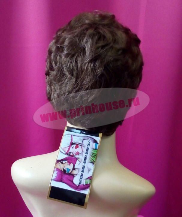 Фото Парик мужской короткая стрижка из искусственного волоса цвет №10 - магазин  "Домик Принцессы"