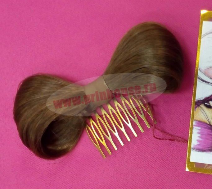 Фото Бант из волос на заколке "Леди Гага" цвет №12 - магазин  "Домик Принцессы"