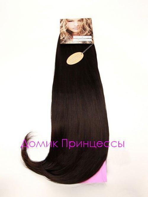 Фото Искусственные волосы на заколках матовые термо 8 лент цвет №4О - магазин  "Домик Принцессы"