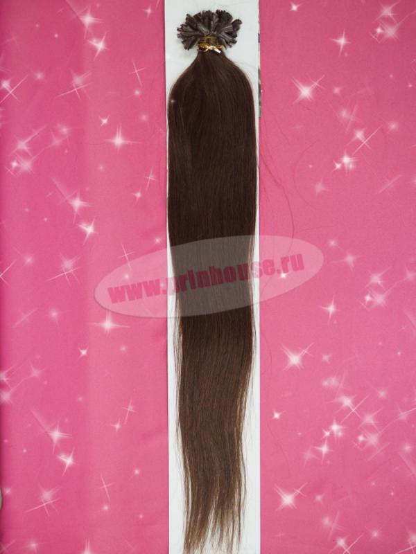 Фото Волосы натуральные на капсулах 55см цвет 34 - магазин  "Домик Принцессы"