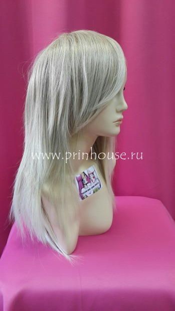 Фото Парик термо длинные волосы Цвет 15T613 холодный блонд - магазин  "Домик Принцессы"