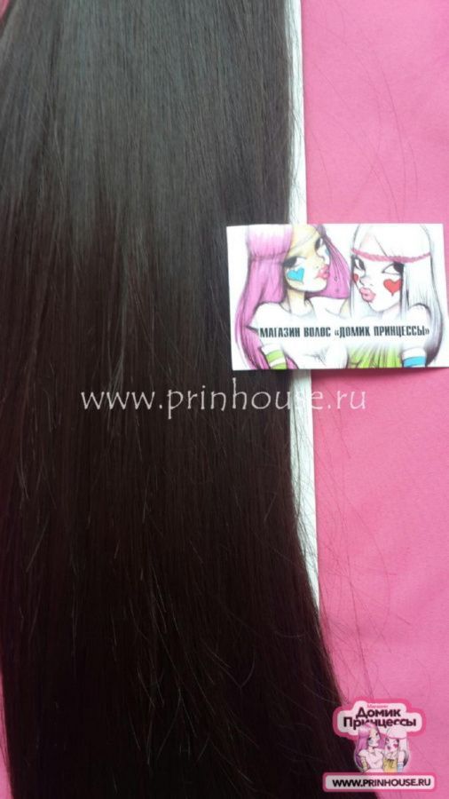 Фото Волосы на заколках искусственные 8 лент термо цвет 5 длина 60 см - магазин  "Домик Принцессы"