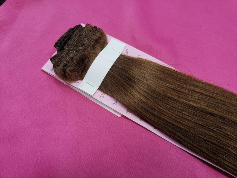 Фото Волосы на заколках натуральные Макси-комплект люкс 8 - магазин  "Домик Принцессы"