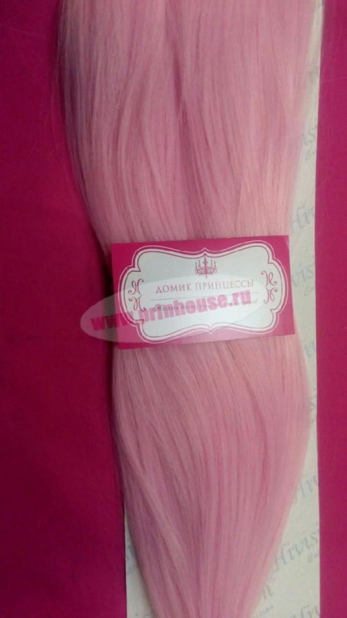 Фото Канекалон супер гладкий 70см цвет светло-розовый TF2317 - магазин  "Домик Принцессы"