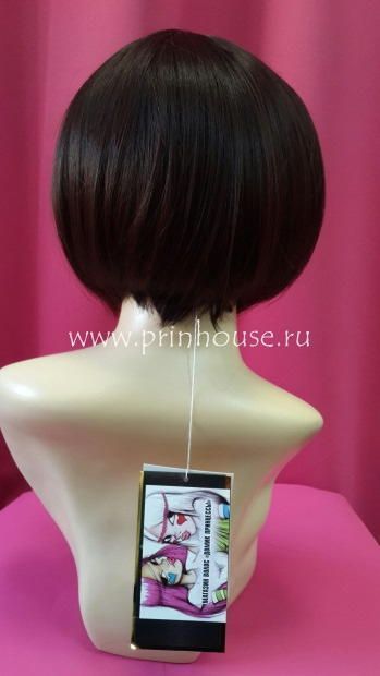 Фото Парик стильное каре с прямой челкой термо Цвет 2T33 шатенка - магазин  "Домик Принцессы"