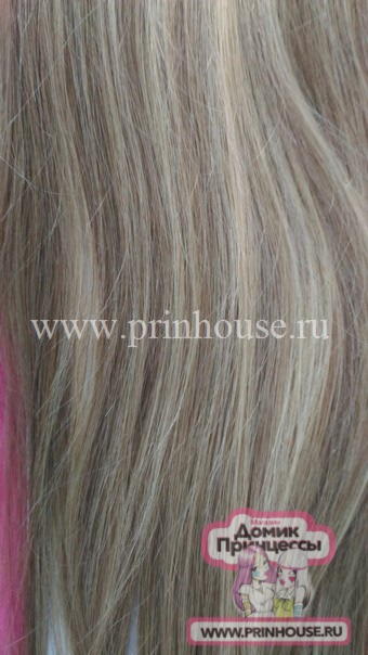 Фото Волосы на заколках 55 см 8 лент прямые цвет №12/613 - магазин  "Домик Принцессы"