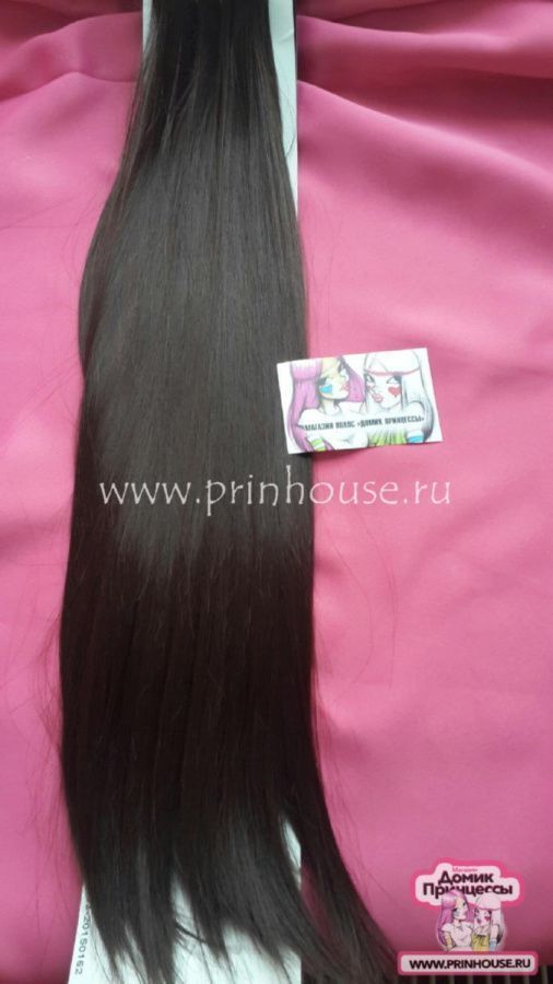 Фото Волосы на заколках искусственные 8 лент термо цвет 4SP33 длина 60 см - магазин  "Домик Принцессы"