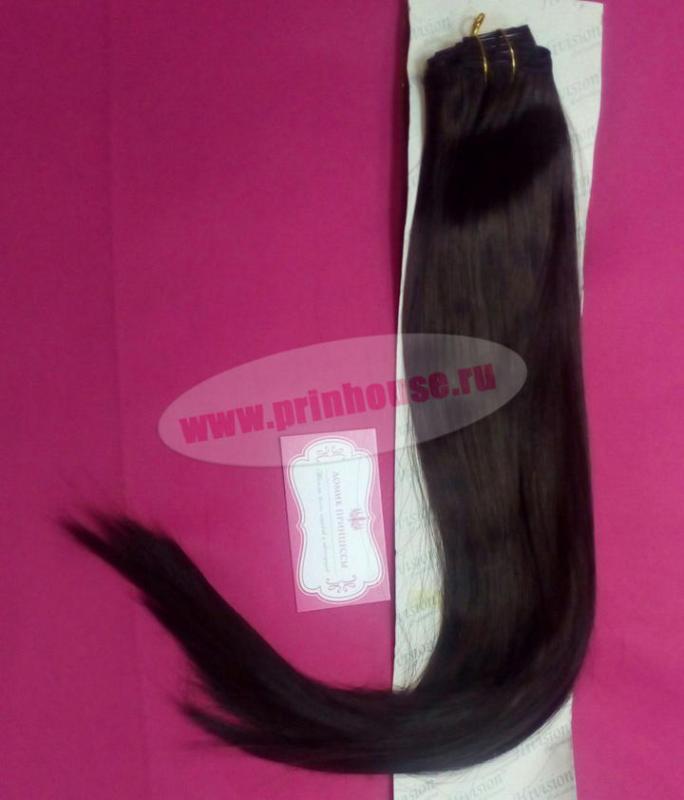 Фото Волосы на заколках искусственные 5 лент в комплекте Цвет 4 - магазин  "Домик Принцессы"
