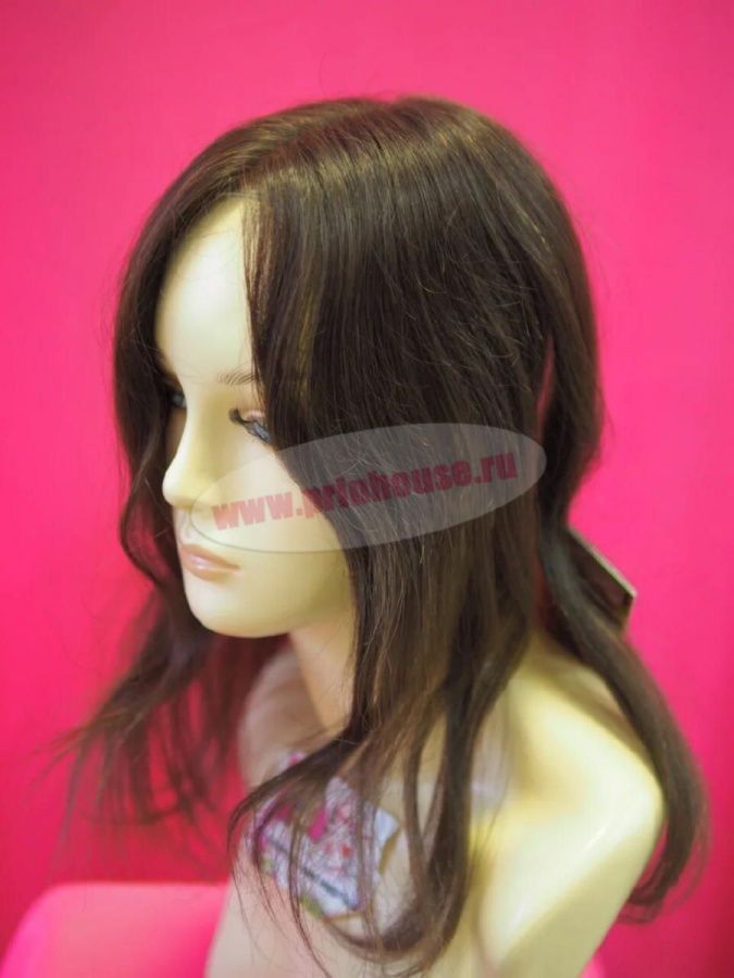 Фото Система замещения волос из натуральных волос цвет 6 шоколад - магазин  "Домик Принцессы"