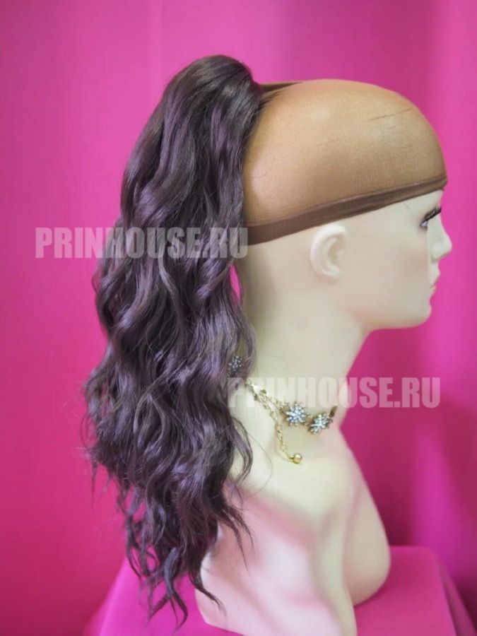 Фото Хвост на крабе из искусственных волос цвет 6 - магазин  "Домик Принцессы"