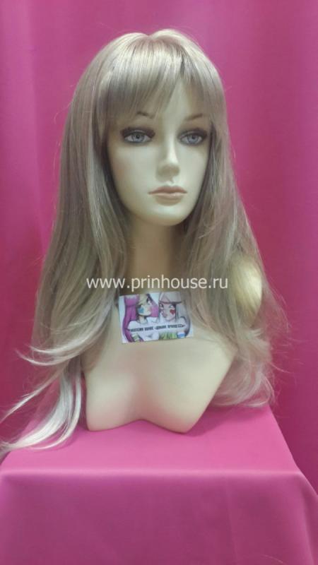 Фото Парик волнистый оттенок роскошный мелированный блонд #15bt613 - магазин  "Домик Принцессы"