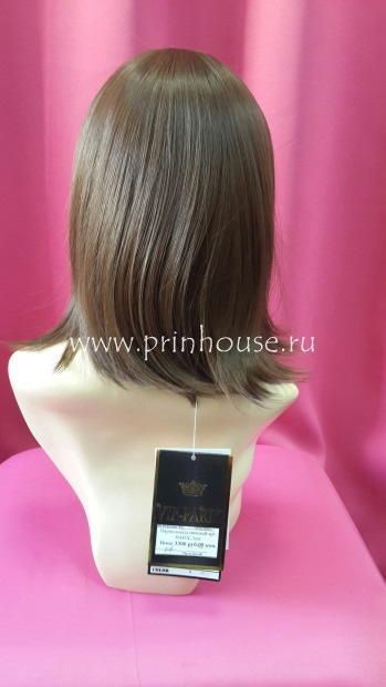 Фото Парик модная стрижка с челкой термо Цвет 8 светлый шоколад - магазин  "Домик Принцессы"