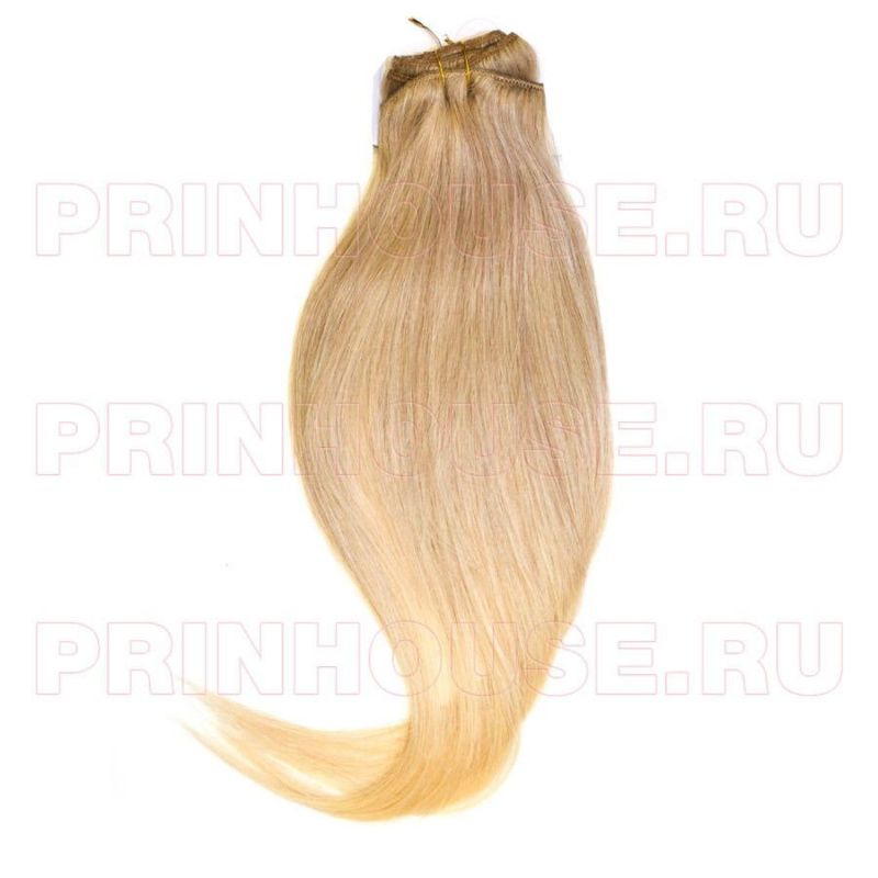 Фото Волосы на заколках 55 см 8 лент прямые цвет №15/613 - магазин  "Домик Принцессы"