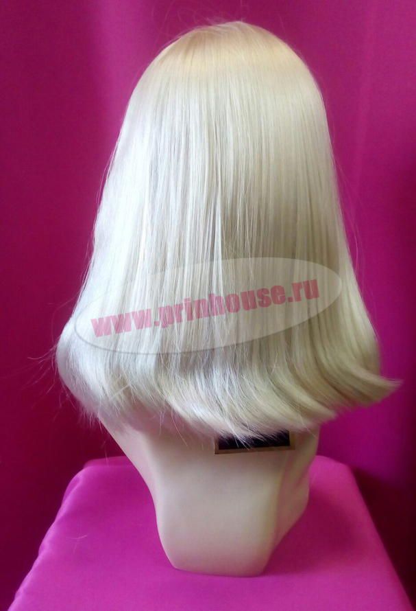 Фото Парик удлиненное каре с челкой цвет блонд №613 - магазин  "Домик Принцессы"
