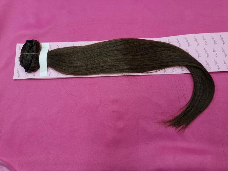 Фото Натуральные волосы на заколках люкс 60см 120 грамм цвет 6 - магазин  "Домик Принцессы"