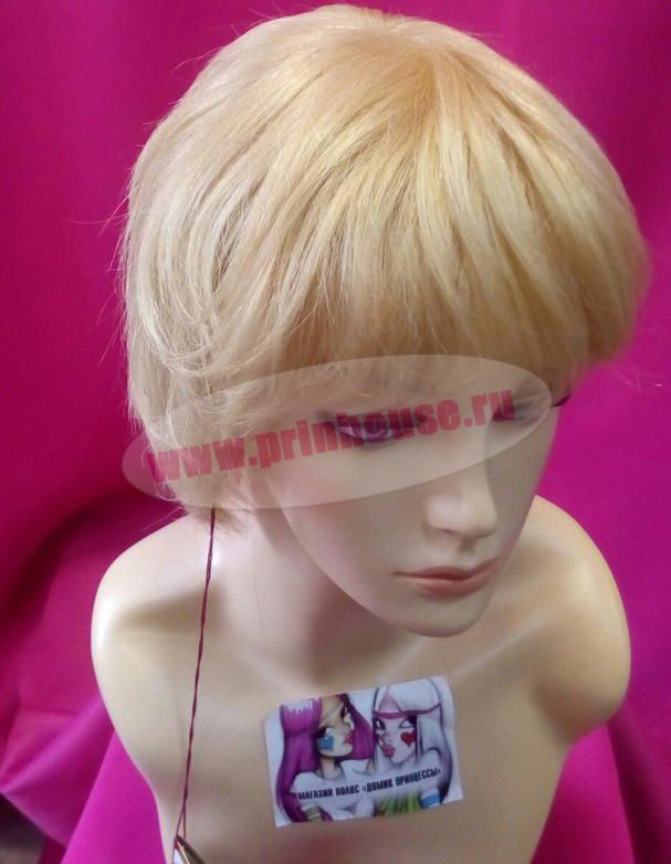 Фото Парик из натуральных волос с имитацией кожи цвет 16H613 - магазин  "Домик Принцессы"