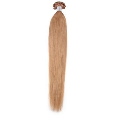 Фото Волосы для наращивания европейские 100 прядей прямые 100 прядей 60см цвет 27 - магазин  "Домик Принцессы"