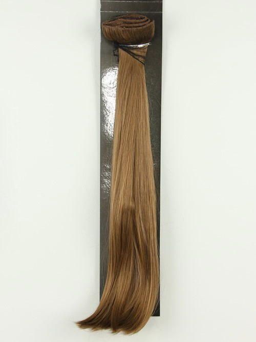 Фото Искусственные волосы на заколках 55см матовые термо 8 лент цвет №12О - магазин  "Домик Принцессы"