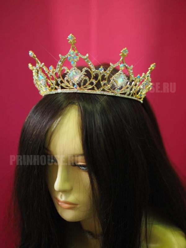 Фото Диадема для волос с шикарными бриллиантами - магазин  "Домик Принцессы"