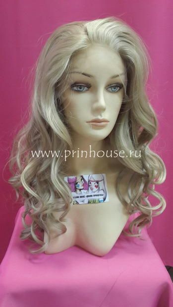 Фото Парик на сетке искусственный волнистый блонд - магазин  "Домик Принцессы"