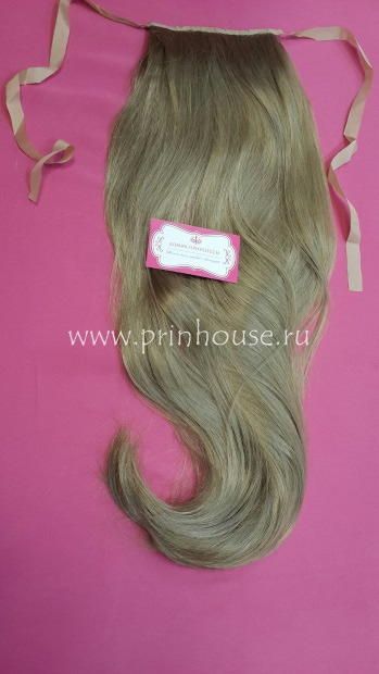 Фото Накладной искусственный хвост на ленте 65 см Цвет 16 русый блонд - магазин  "Домик Принцессы"