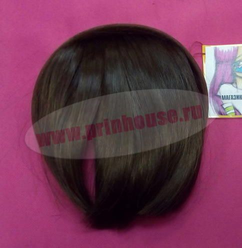 Фото Челка из искусственных волос на ободке цвет 8 - магазин  "Домик Принцессы"