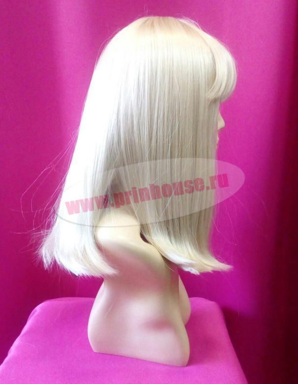 Фото Парик удлиненное каре с челкой цвет блонд №613 - магазин  "Домик Принцессы"