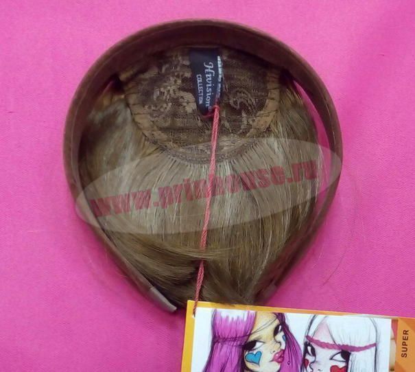 Фото Челка из искусственных волос на ободке цвет 12 - магазин  "Домик Принцессы"