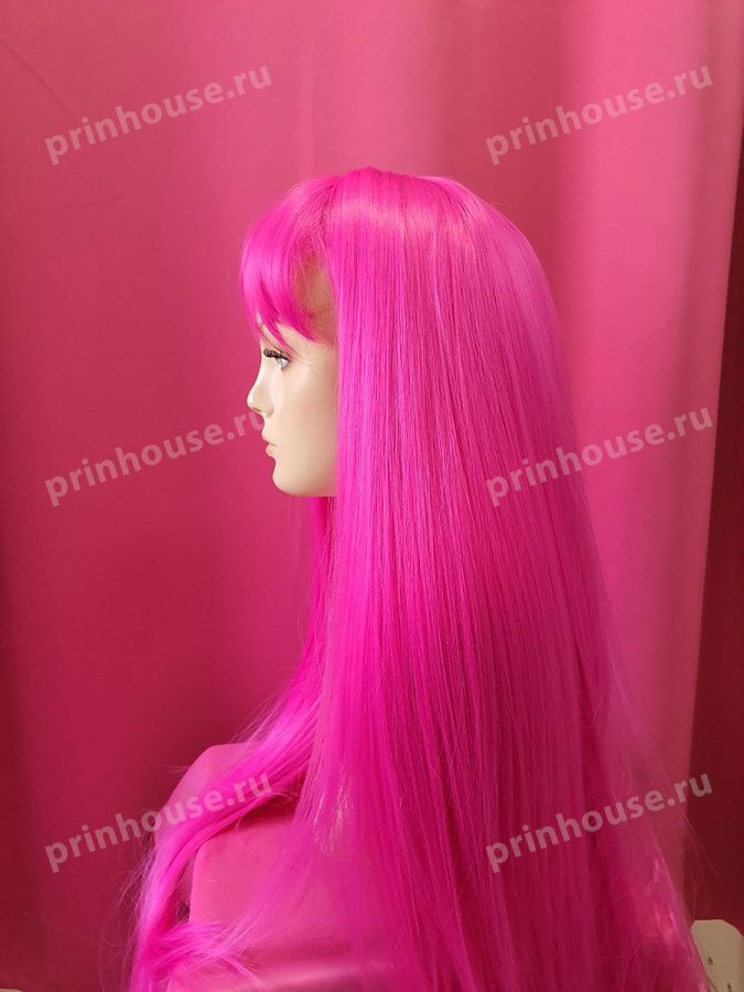 Фото Парик из японского канекалона супердлинный цвет малиновый - магазин  "Домик Принцессы"