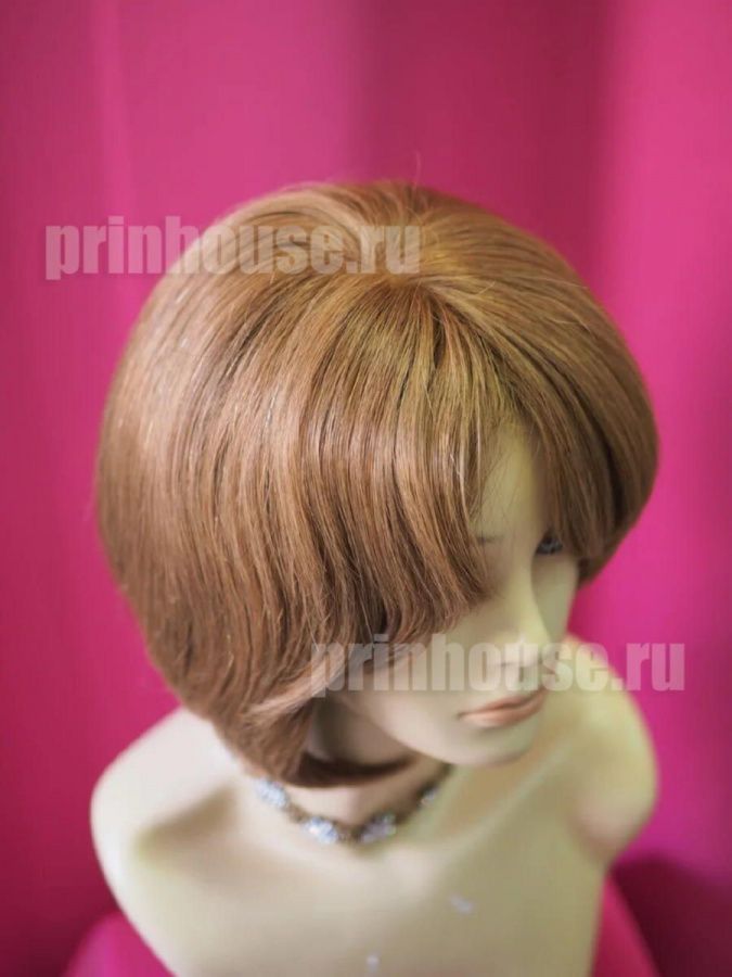 Фото Натуральный парик из славянских волос короткая стрижка - магазин  "Домик Принцессы"