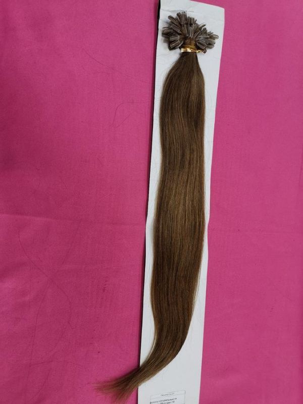 Фото Волосы натуральные на капсулах 55см цвет 12 - магазин  "Домик Принцессы"