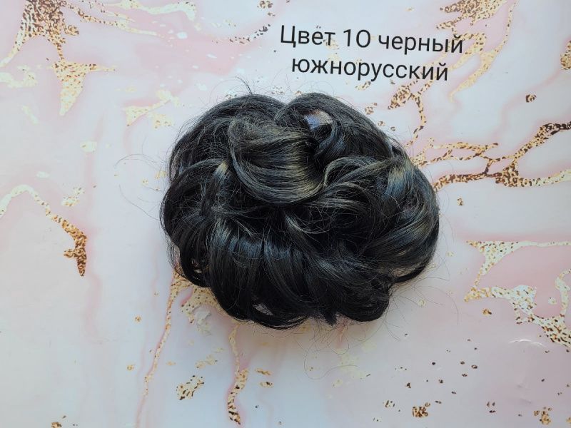 Фото Резинка из волос размер XXL цвет 1О черный южнорусский - магазин  "Домик Принцессы"