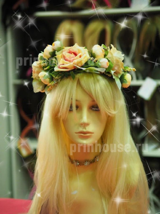 Фото Ободок из желтых цветов - магазин  "Домик Принцессы"