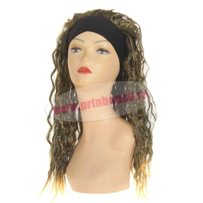 Фото Карнавальный парик волнистый с черной резинкой - магазин  "Домик Принцессы"